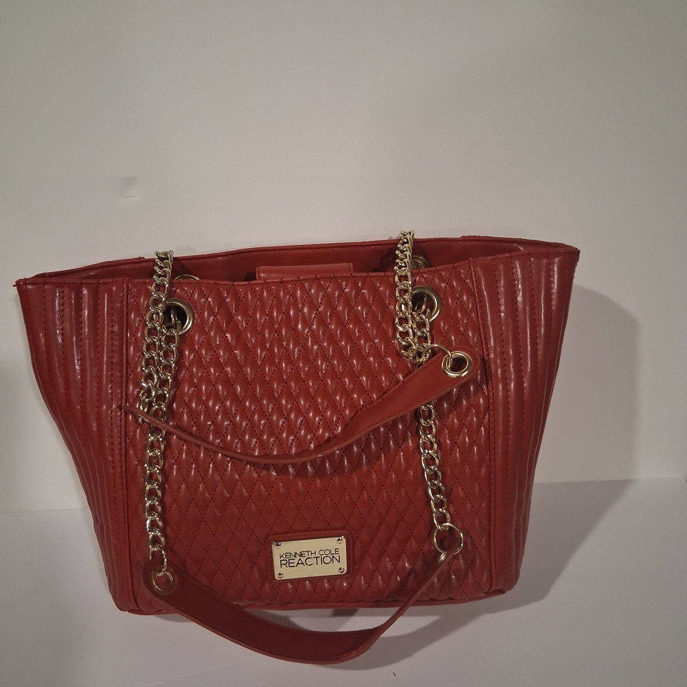 Kenneth Cole Reaction Red Quilted Shoulder Bag